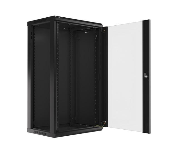 Lanberg Wisząca 19" 22U 600x450mm jednosekcyjna (czarna) - 455314 - zdjęcie 7